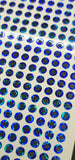 10k 3mm Customed Blue 2D Holographic Fishing Lure Flat Eyes Tackle Craft Lot 3
