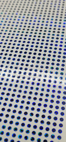 8k 3mm Customed Blue 2D Holographic Fishing Lure Flat Eyes Tackle Craft Lot