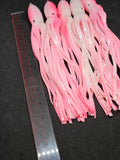 11" Fishing Lure Squid Octopus Hoochie Skirt Tuna Trolling Big Game Mahi Marlin