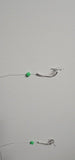 Sea Bass Fishing Hi-Lo Bottom Rig 3 Hook Glow Red Bead Tackle 3/0 Rolling Swivel