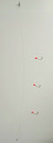Sea Bass Fishing Hi-Lo Bottom Rig 3 Hook Glow Red Bead Tackle 3/0 Rolling Swivel