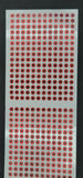 10000pcs 3mm Customed Red 2D Holographic Fishing Lure Flat Eyes Tackle Craft Lot3