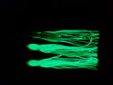 10 Pack 12" in/ 30 cm Squid Hoochie Skirt Fish Lure Bait Saltwater Lure Offshore2