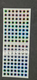 10000pcs 5mm Customed Silver 2D Holographic Fishing Lure Flat Eyes Tackle Craft 2