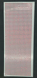 10000pcs 3mm Customed Red 2D Holographic Fishing Lure Flat Eyes Tackle Craft Lot1