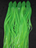 11" Fishing Lure Squid Octopus Hoochie Skirt Tuna Trolling Big Game Mahi Marlin