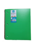 1 Subject Notebook 100 Sheets Wide Ruled Heavyweight Paper Green Like Mead FreeS0