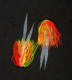 Hi-Lo Bottom Fishing Rig Single Silicone Skirt Teaser Glow Bead Hook Fluke Bass