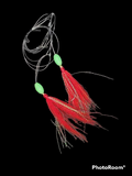Fishing Bucktail Slide Hi-Lo 2 Teaser W/ M3 Hooks 6/0 Size Fluke Tackle