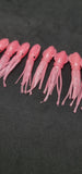 Pink Glow Squids 2.5 inch