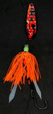 "Orange Frog" Fully Rigged Spoon - M3Tackle 