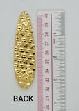 Fishing Spoon Flutter Hex 3.25 in. Build your own! Tackle GOLD Cheap Wholesale