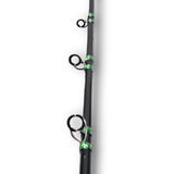 7' Fishing Rod Spiral Acid Wrap Carbon MH Fast Action Graphite M3 Casting Strong