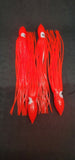 Squid Skirt 12in Fishing Lure 5 PACK Hoochies Bait Saltwater Soft Lure FREE SHIP