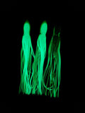 4 pcs Squid 12" in Skirt Fishing Lure Hoochie Bait Saltwater Soft Lure FREE SHIP