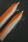 2 Fishing Teasers 5/0 Hooks Flies Fluke Flounder Striper Sea Bass Bait Rig Lure