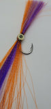 Fishing Flies Teaser 6/0 Gamakatsu 2X Hook Saltwater Custom Tied Big Eye Lure