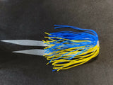 Silicone Fishing Skirt 4" in / 10 cm Glow Tails Fishing Lure Teaser Micro Tackle