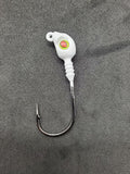 Fishing Teaser Flies Tackle Saltwater 3/8  6/0 Mustad Hook Silicone Skirt 4 Pack - M3Tackle 
