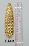 Fishing Spoon Flutter Hex 5.5" in/ 14 cm Build Your Tackle GOLD Cheap Wholesale