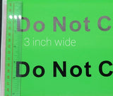 NO MORE BROKEN FISHING RODS IN SHIPPING! Do Not Convey!  60 STICKERS Must Have!