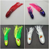 Hoochie Squid Fishing Tackle Green 7.5" 19cm Trolling Terminal Tackle TunaMarlin