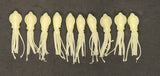 Fishing Lure B2 Stlye Squid Body 2.5" in /6 cm Octopus Soft Glow Fluke Jig 10 Pc