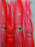 3 Pack Fishing Bulb Squids Skirt Lures Hoochie Offshore Trolling Lure Saltwater