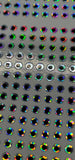 5mm Silver Reflective 2D Flat Stick-On Fishing Lure Eyes Tackle Craft 250 Pieces