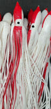 Squid Skirt 12in Fishing Lure 4 PACK Hoochies Bait Saltwater Soft Lure FREE SHIP