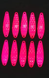 3" Fishing Spoon Hex Pattern