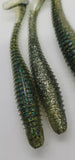 5 Fishing Tackle Shad Swimbait Paddle Tail 5 inch Ribbed Soft Plastic Bait