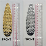 Multi Pack 18 of 3 Each Fishing Flutter Spoon Hex Silver and Gold Finish Brass