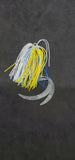 40 Silicone Fishing Skirt 4"in/10 cm Glow Tails Fishing Lure Teaser Micro Tackle