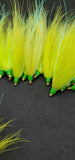 Fishing Bucktail Hair Teaser Slide Tube Fluke Bass Rig Jig 25 Pack