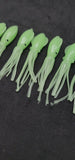 Fishing Lure B2 Stlye Squid Body 2.5" in /6 cm Octopus Soft Glow Fluke Jig 10 Pc