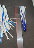 40 Octopus Squid Bulb Skirt 4 colors mix 10 6.5" in\ 16 cm Fishing Lure Trolling