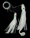 Hoochie Squid Fishing Tackle Green 7.5" 19cm Trolling Terminal Tackle TunaMarlin
