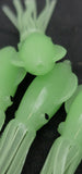Fishing Lure B2 Stlye Squid Body 2.5" in /6 cm Octopus Soft Glow Fluke Jig 10 Pc