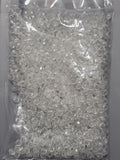 1000 Beads Clear Acrylic FACETED ROUND Spacer Bead 8 mm Jewelry or Fishing DIY
