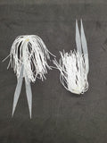 40 Silicone Fishing Skirt 4"in/10 cm Glow Tails Fishing Lure Teaser Micro Tackle