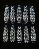 3" Fishing Spoon Hex Pattern