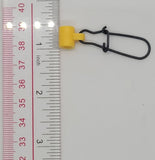 Fishing Terminal Tackle Sinker Slide with Duo Snap Lock Line Connector 25 Pcs
