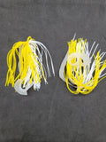 40 Silicone Fishing Skirt 4"in/10 cm Glow Tails Fishing Lure Teaser Micro Tackle
