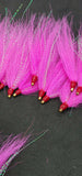 Fishing Bucktail Hair Teaser Slide Tube Fluke Bass Rig Jig 25 Pack
