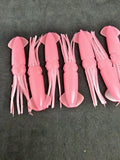 Fishing Lure B2 Squid Soft Body 3" in /8cm Hi-lo Octopus Glow Fluke Jig 10 Pack