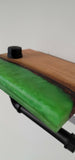 New Hot Floating River Shelf TP Holder Epoxy Resin Live Edge Steampunk Handmade