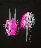 Silicone Fishing Skirt 4"in/10 cm Glow Tails Fishing Lure Teaser Micro Tackle DY