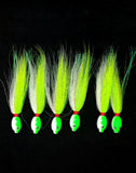 Fishing Teaser Floating Bucktail Terminal Tackle Hi Lo 6 Pack Flies Rig Your Own - M3Tackle 