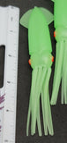 Fishing Squid Bulb Teaser Skirt 5" in / 13 cm Octopus Soft Glow Fluke Jig 10 Pc
